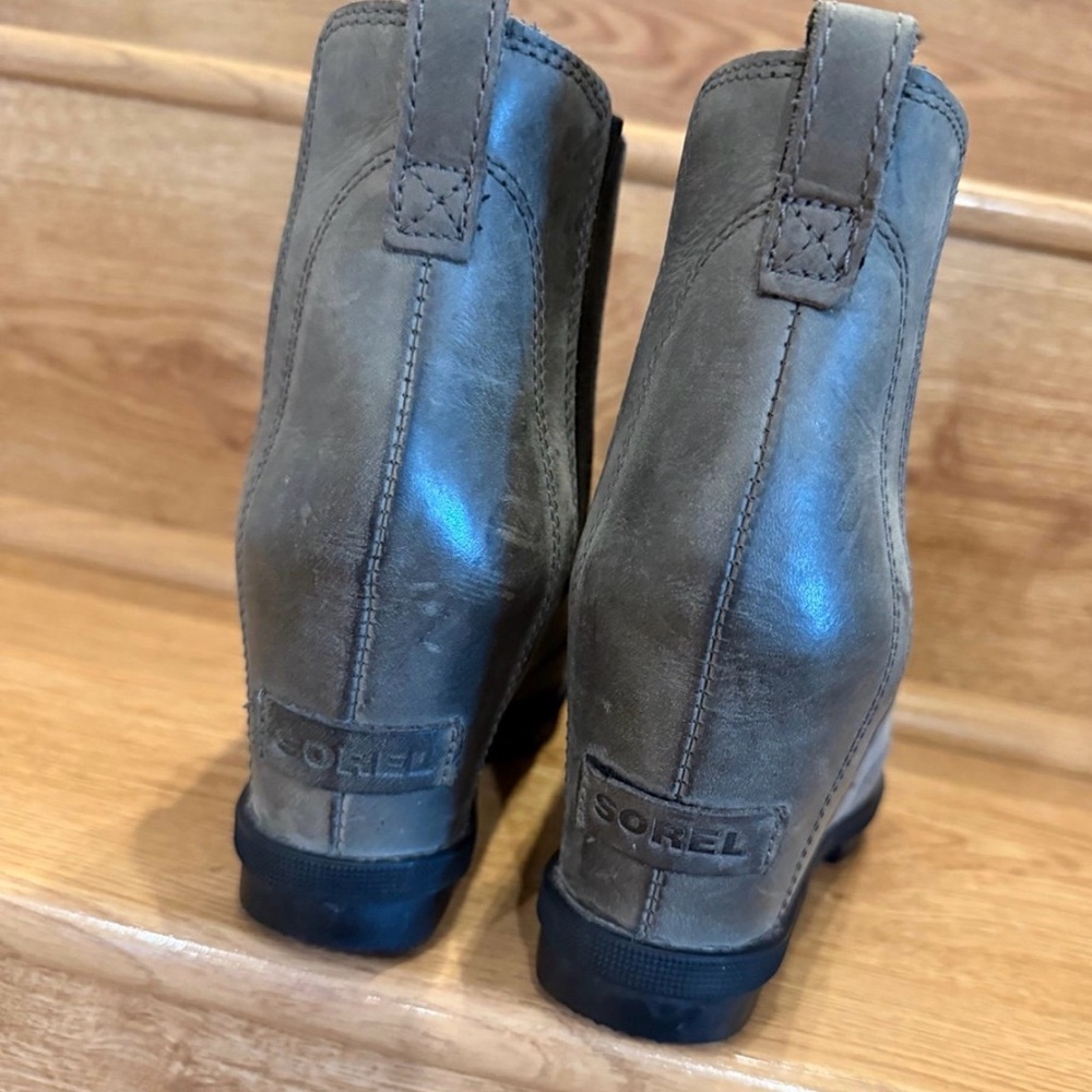 Sorel Women's Gray Ankle Booties 8.5 - Picture 4 of 7